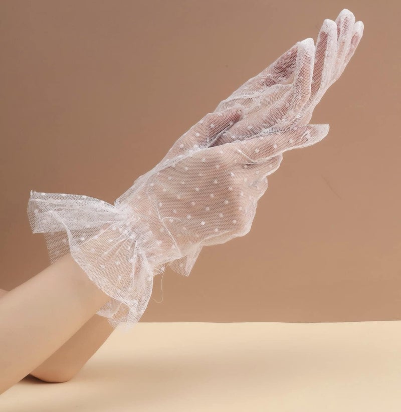 Papoopy Women Gloves for for Wedding, Tea Party, Cosplay, Costume - Image 4